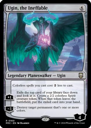 Ugin, the Ineffable (Ripple Foil) (M3C-160) [Modern Horizons 3 Commander] Foil MTG Single Wizards of the Coast