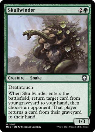 Skullwinder (Ripple Foil) (M3C-247) [Modern Horizons 3 Commander] Foil MTG Single Wizards of the Coast