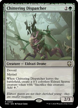 Chittering Dispatcher (Ripple Foil) (M3C-063) [Modern Horizons 3 Commander] Foil MTG Single Wizards of the Coast
