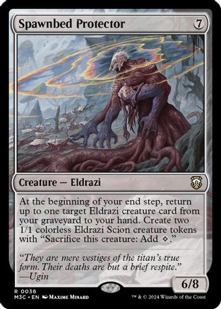 Spawnbed Protector (Ripple Foil) (M3C-036) [Modern Horizons 3 Commander] Foil MTG Single Wizards of the Coast