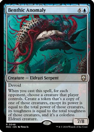 Benthic Anomaly (Ripple Foil) (M3C-046) [Modern Horizons 3 Commander] Foil MTG Single Wizards of the Coast