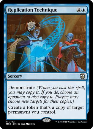 Replication Technique (Ripple Foil) (M3C-192) [Modern Horizons 3 Commander] Foil MTG Single Wizards of the Coast