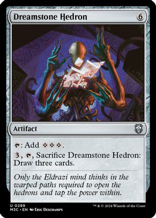 Dreamstone Hedron (Ripple Foil) (M3C-289) [Modern Horizons 3 Commander] Foil MTG Single Wizards of the Coast