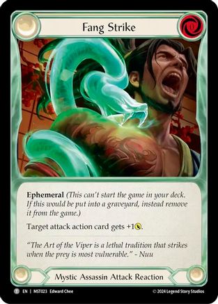 Fang Strike // Zen [MST023//MST047] (Part the Mistveil) Flesh And Blood Single Flesh And Blood   