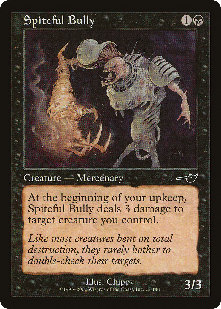 Spiteful Bully (NMS-072) [Nemesis] MTG Single Wizards of the Coast