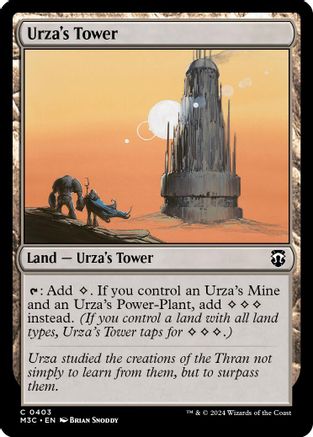 Urza's Tower (Ripple Foil) (M3C-403) [Modern Horizons 3 Commander] Foil MTG Single Wizards of the Coast
