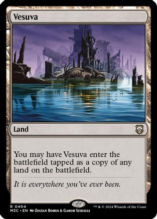 Vesuva (Ripple Foil) (M3C-404) [Modern Horizons 3 Commander] Foil MTG Single Wizards of the Coast