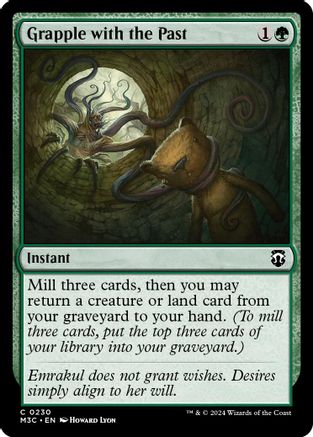 Grapple with the Past (Ripple Foil) (M3C-230) [Modern Horizons 3 Commander] Foil MTG Single Wizards of the Coast