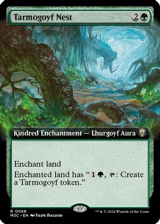 Tarmogoyf Nest (Ripple Foil) (M3C-068) [Modern Horizons 3 Commander] Foil MTG Single Wizards of the Coast