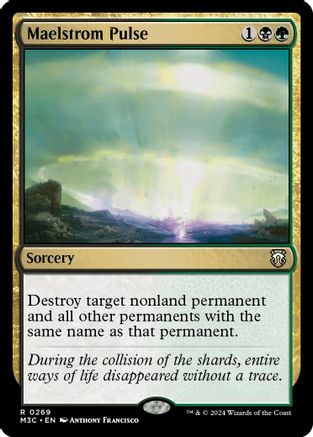 Maelstrom Pulse (Ripple Foil) (M3C-269) [Modern Horizons 3 Commander] Foil MTG Single Wizards of the Coast
