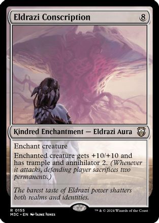 Eldrazi Conscription (Ripple Foil) (M3C-155) [Modern Horizons 3 Commander] Foil MTG Single Wizards of the Coast