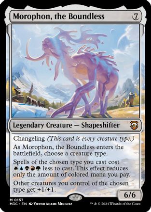 Morophon, the Boundless (Ripple Foil) (M3C-157) [Modern Horizons 3 Commander] Foil MTG Single Wizards of the Coast