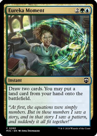 Eureka Moment (Ripple Foil) (M3C-260) [Modern Horizons 3 Commander] Foil MTG Single Wizards of the Coast