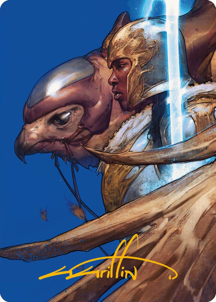 Arna Kennerud, Skycaptain Art Card (Gold-Stamped Signature) [Art Series] Modern Horizons 3 MTG Single Magic: The Gathering