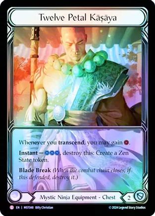 Twelve Petal Kasaya (Extended Art) [MST048] (Part the Mistveil)  Cold Foil Flesh And Blood Single Flesh And Blood   