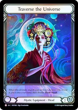 Traverse the Universe (Extended Art) [MST066] (Part the Mistveil)  Cold Foil Flesh And Blood Single Flesh And Blood   
