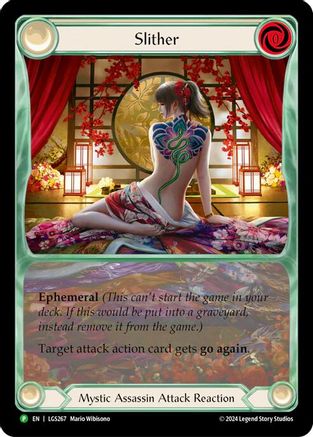 Slither [LGS267] (Promo)  Rainbow Foil Flesh And Blood Single Flesh And Blood   