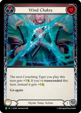 Wind Chakra [LGS265] (Promo)  Cold Foil Flesh And Blood Single Flesh And Blood   