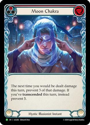 Moon Chakra [LGS263] (Promo)  Cold Foil Flesh And Blood Single Flesh And Blood   