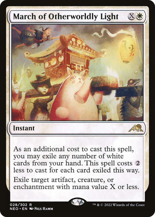 March of Otherworldly Light (NEO-028) [Kamigawa: Neon Dynasty] MTG Single Wizards of the Coast