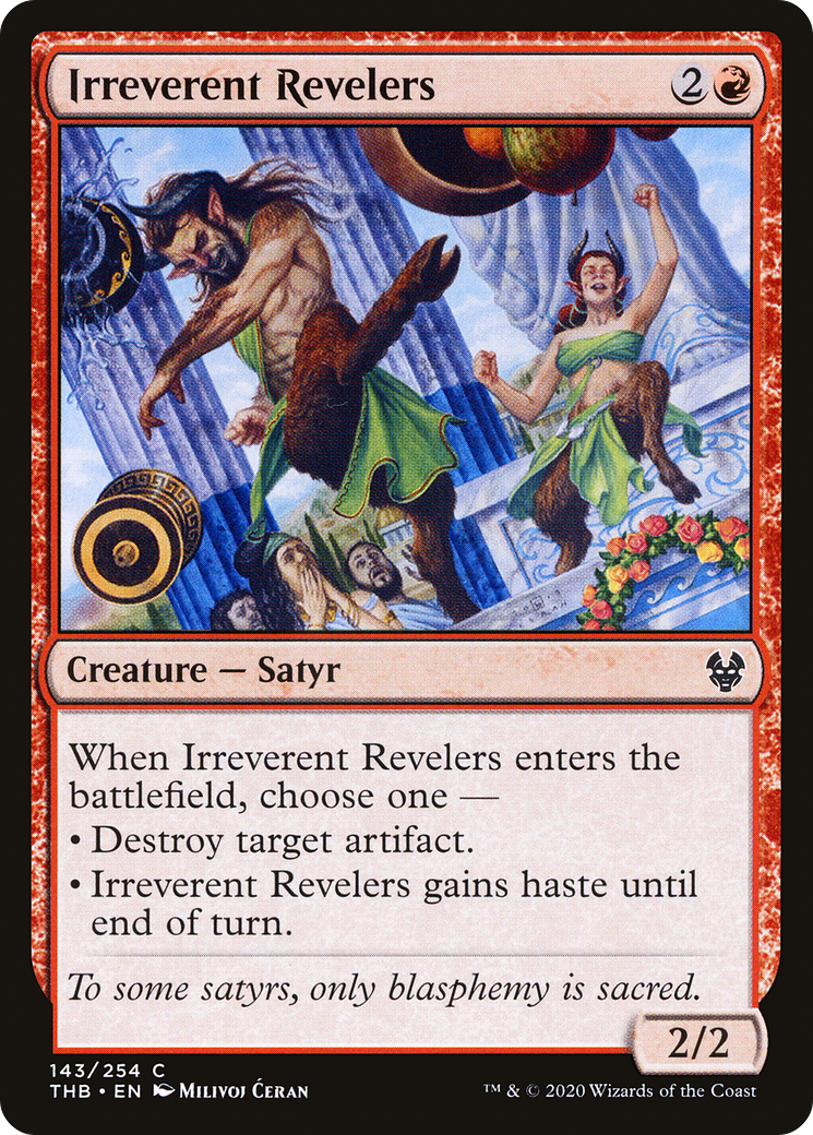 Irreverent Revelers (THB-143) [Theros Beyond Death] MTG Single Wizards of the Coast