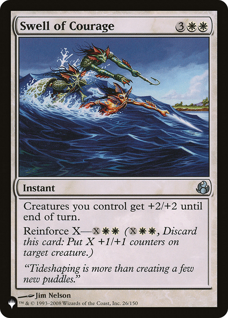 Swell of Courage (LIST-MOR-26) [Mystery Booster] The List MTG Single Wizards of the Coast