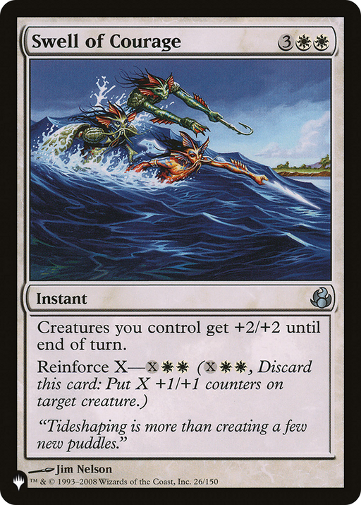 Swell of Courage (LIST-MOR-26) [Mystery Booster] The List MTG Single Wizards of the Coast
