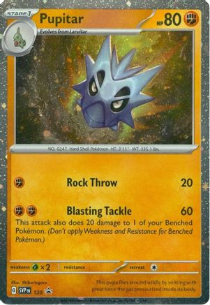 Pupitar - 120 (120) Holofoil [Promos: SV Promo Cards] Pokemon Single Pokémon