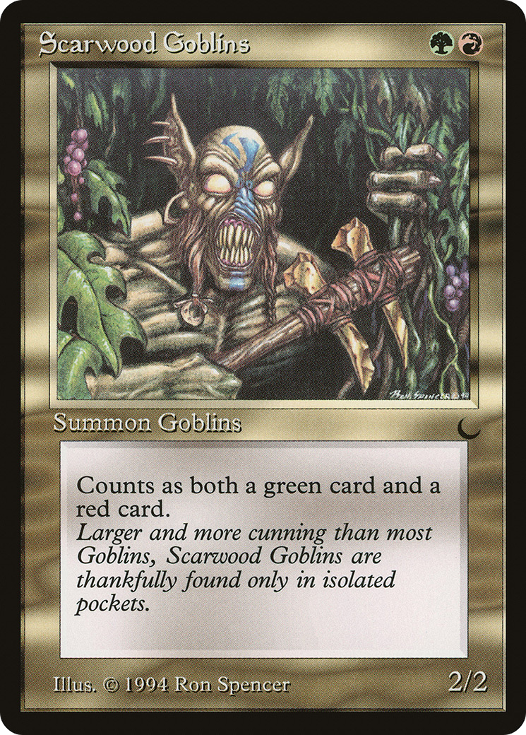 Scarwood Goblins (DRK-094) [Oldschool] The Dark MTG Single Wizards of the Coast
