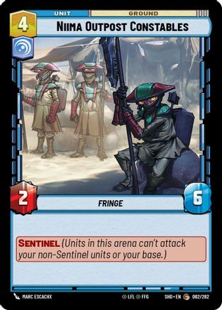 Niima Outpost Constables (062/262)[Shadows of the Galaxy] Star Wars: Unlimited Single Disney