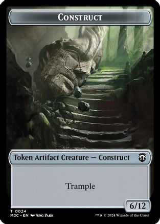 Construct // Myr Double-Sided Token (M3C-24 // 25) [Modern Horizons 3 Commander] MTG Single Wizards of the Coast