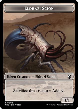 Eldrazi Scion // Eldrazi Spawn Double-Sided Token (M3C-3 // 2) [Modern Horizons 3 Commander] MTG Single Wizards of the Coast
