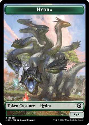 Hydra // Boar Double-Sided Token (M3C-20 // 17) [Modern Horizons 3 Commander] MTG Single Wizards of the Coast