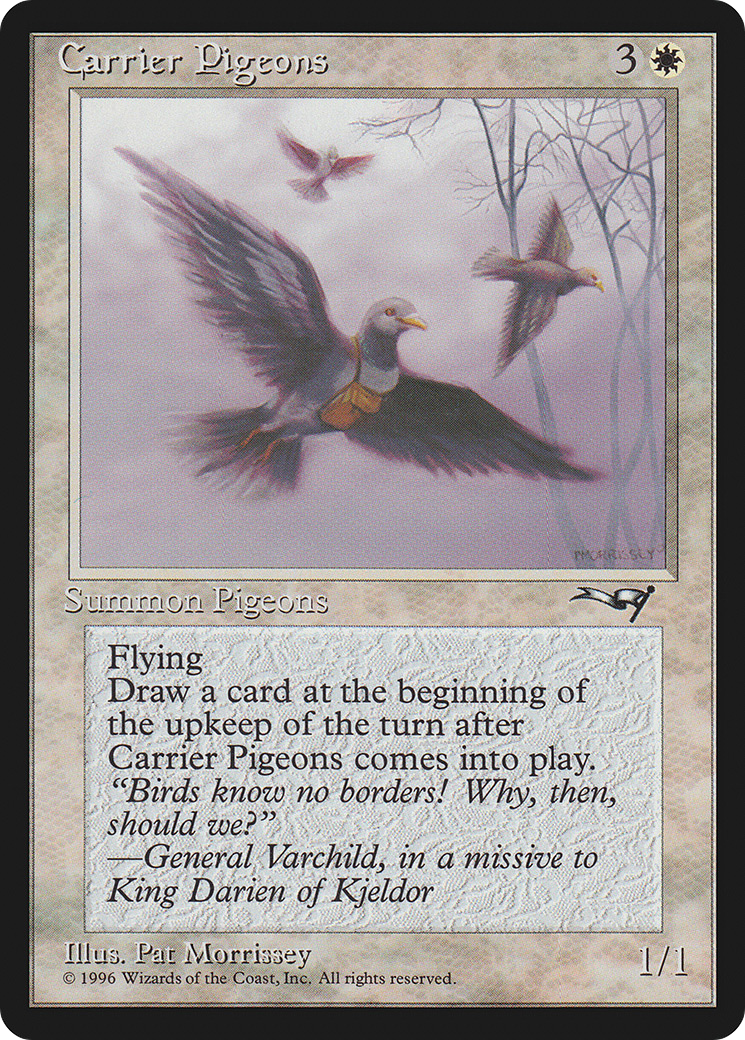 Carrier Pigeons (ALL-01A) [Alliances] MTG Single Wizards of the Coast