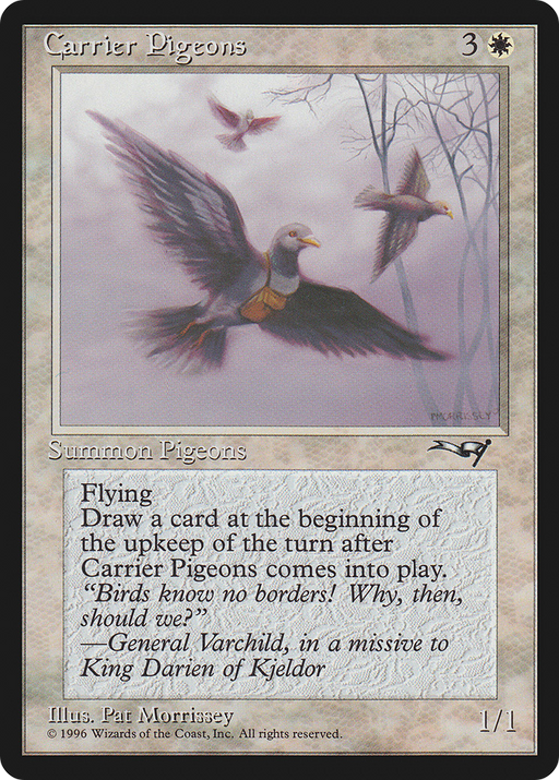 Carrier Pigeons (ALL-01A) [Alliances] MTG Single Wizards of the Coast