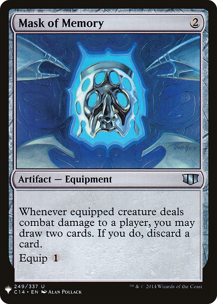 Mask of Memory (LIST-C14-249) [Mystery Booster] The List MTG Single Wizards of the Coast