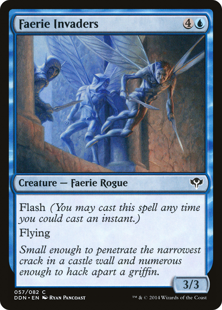 Faerie Invaders (DDN-057) [Misc] Duel Decks: Speed vs. Cunning MTG Single Wizards of the Coast