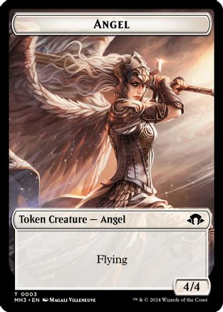 Angel Token (MH3-003) [Modern Horizons 3] MTG Single Wizards of the Coast
