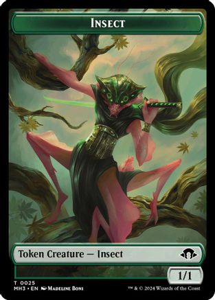 Insect Token (0025) (MH3-025) [Modern Horizons 3] MTG Single Modern Horizons 3