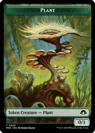 Plant Token (MH3-026) [Modern Horizons 3] MTG Single Modern Horizons 3