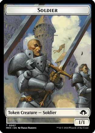Soldier Token (MH3-007) [Modern Horizons 3] MTG Single Modern Horizons 3