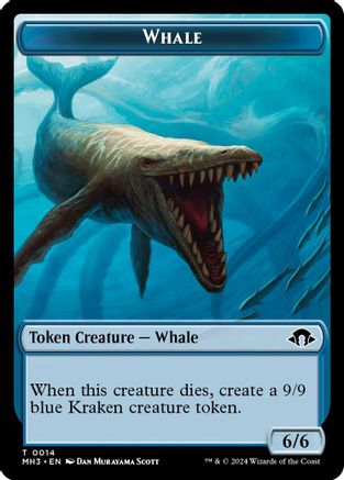 Whale // Energy Reserve Double-Sided Token (MH3-14 // 36) [Modern Horizons 3] MTG Single Modern Horizons 3