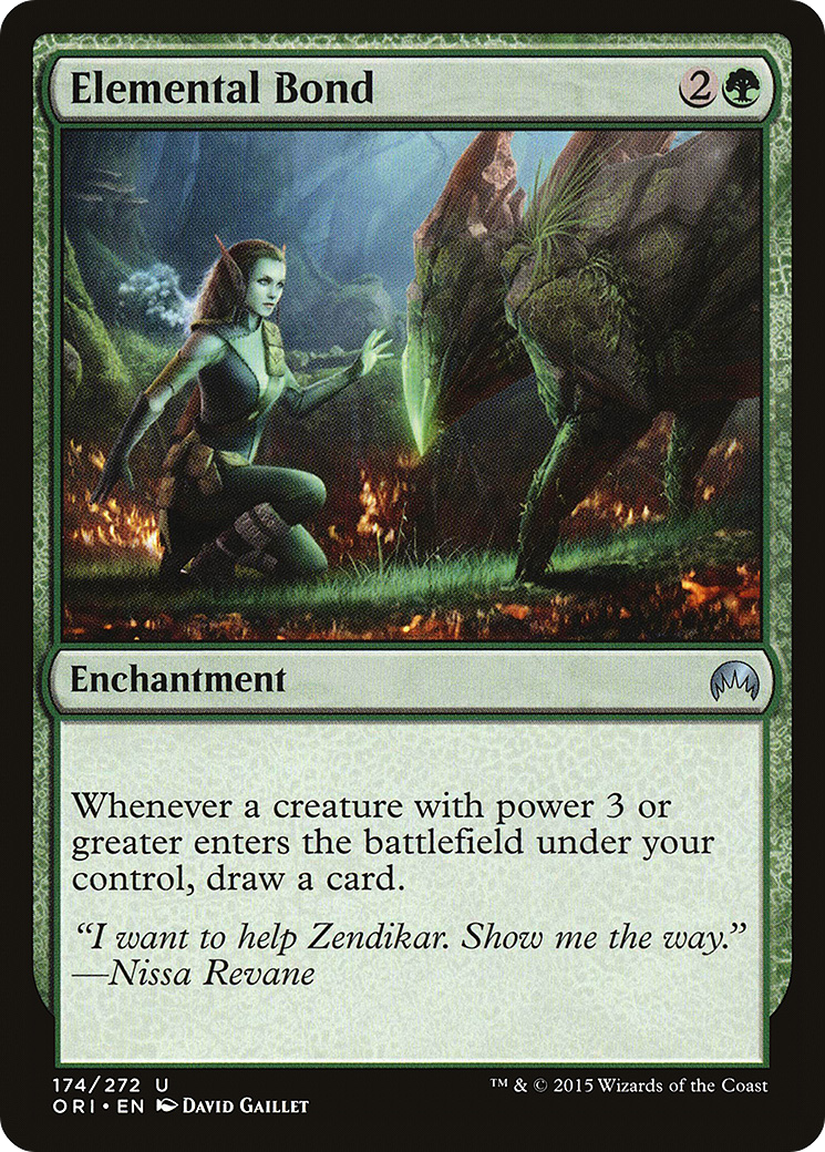 Elemental Bond (ORI-174) [Magic Origins] Foil MTG Single Wizards of the Coast