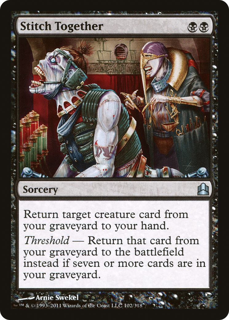 Stitch Together (CMD-102) [Commander 2011] MTG Single Wizards of the Coast