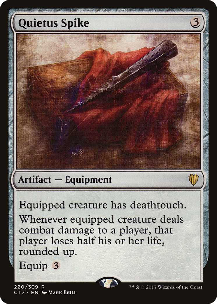 Quietus Spike (C17-220) [Commander 2017] MTG Single Wizards of the Coast