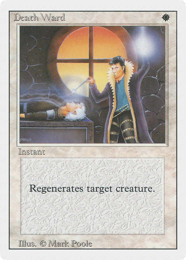 Death Ward (3ED-016) [Revised Edition] MTG Single Wizards of the Coast