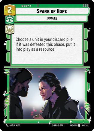 Spark of Hope (105/262)[Shadows of the Galaxy] Star Wars: Unlimited Single Disney