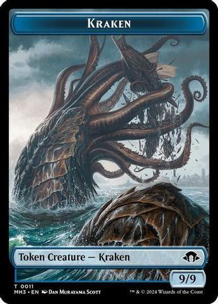 Kraken Token (MH3-011) [Modern Horizons 3] MTG Single Modern Horizons 3