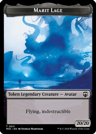 Marit Lage (Ripple Foil) // Sand Warrior Double-Sided Token (M3C-11 // 23) [Modern Horizons 3 Commander] Foil MTG Single Wizards of the Coast