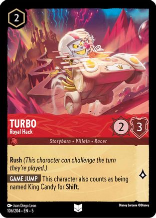 Turbo - Royal Hack (106/204) [Shimmering Skies] Lorcana Single Disney